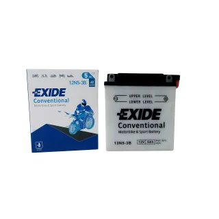 Akumulator EXIDE 12N5-3B/YB5L-B 12V 5Ah 40A