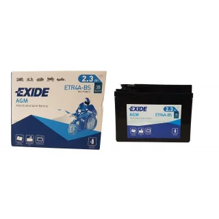 Akumulator EXIDE ETR4A-BS/YTR4A-BS 12V 2.3Ah 35A
