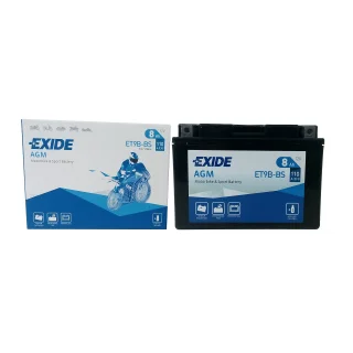 Akumulator EXIDE ET9B-BS/YT9B-BS 12V 8Ah 110A