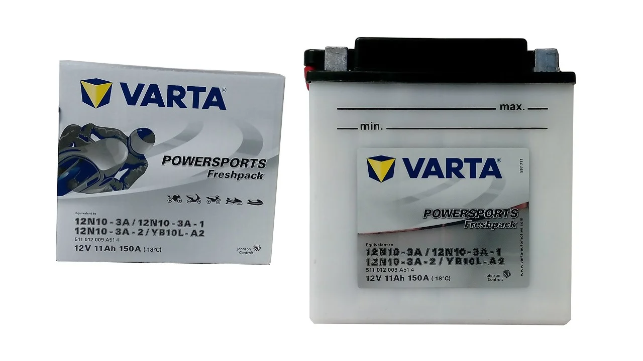 Akumulator VARTA Motocyklowy YB10L-A2 12V 11Ah 150A
