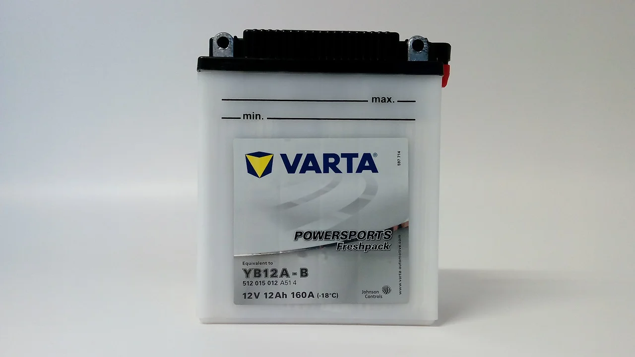 Akumulator VARTA Motocyklowy YB12A-B 12V 12Ah 160A
