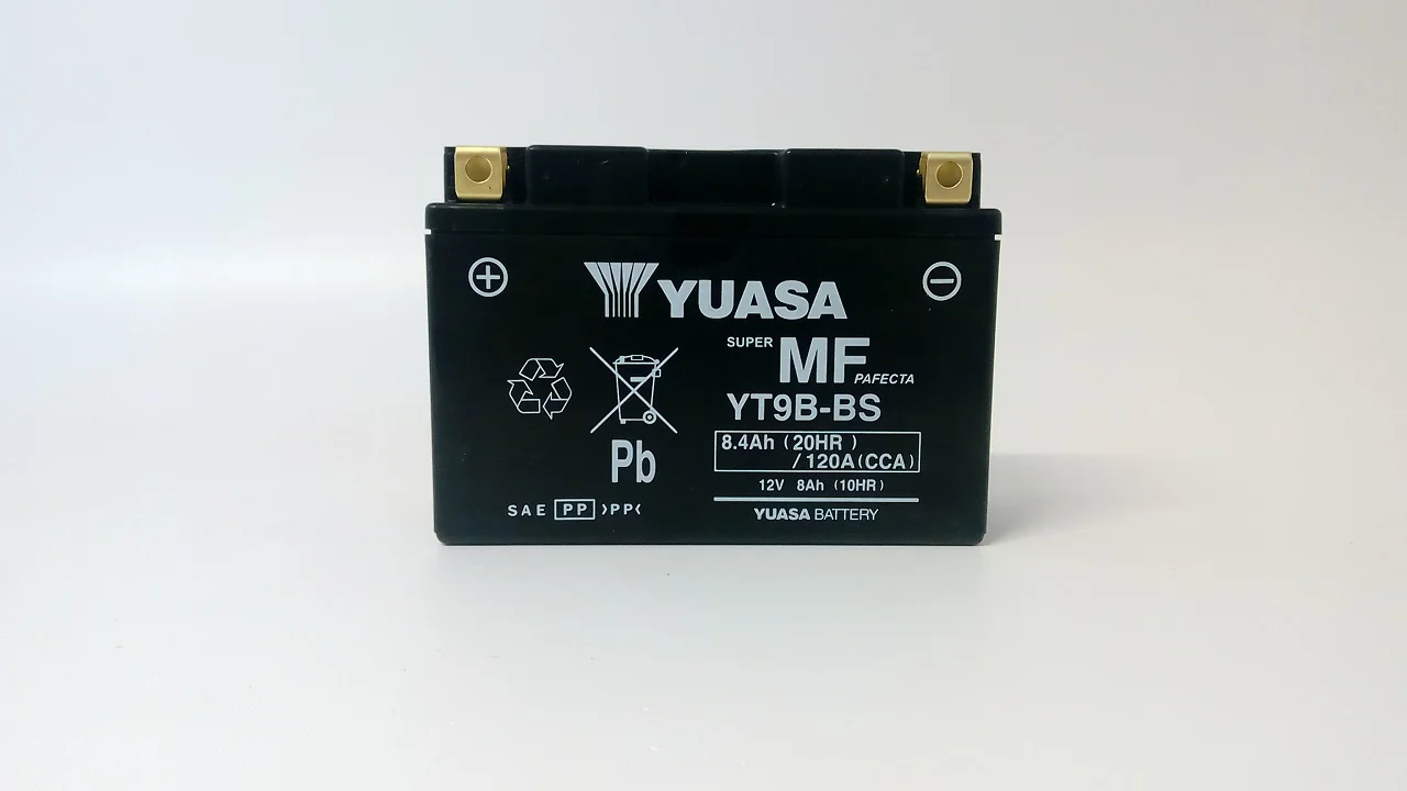 Akumulator YUASA Motocyklowy YT9B-BS 12V 8Ah 120A