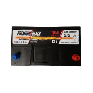 Akumulator samochodowy PREMIUM BLACK 12V 100Ah 850A PRAWY+ (JAP)