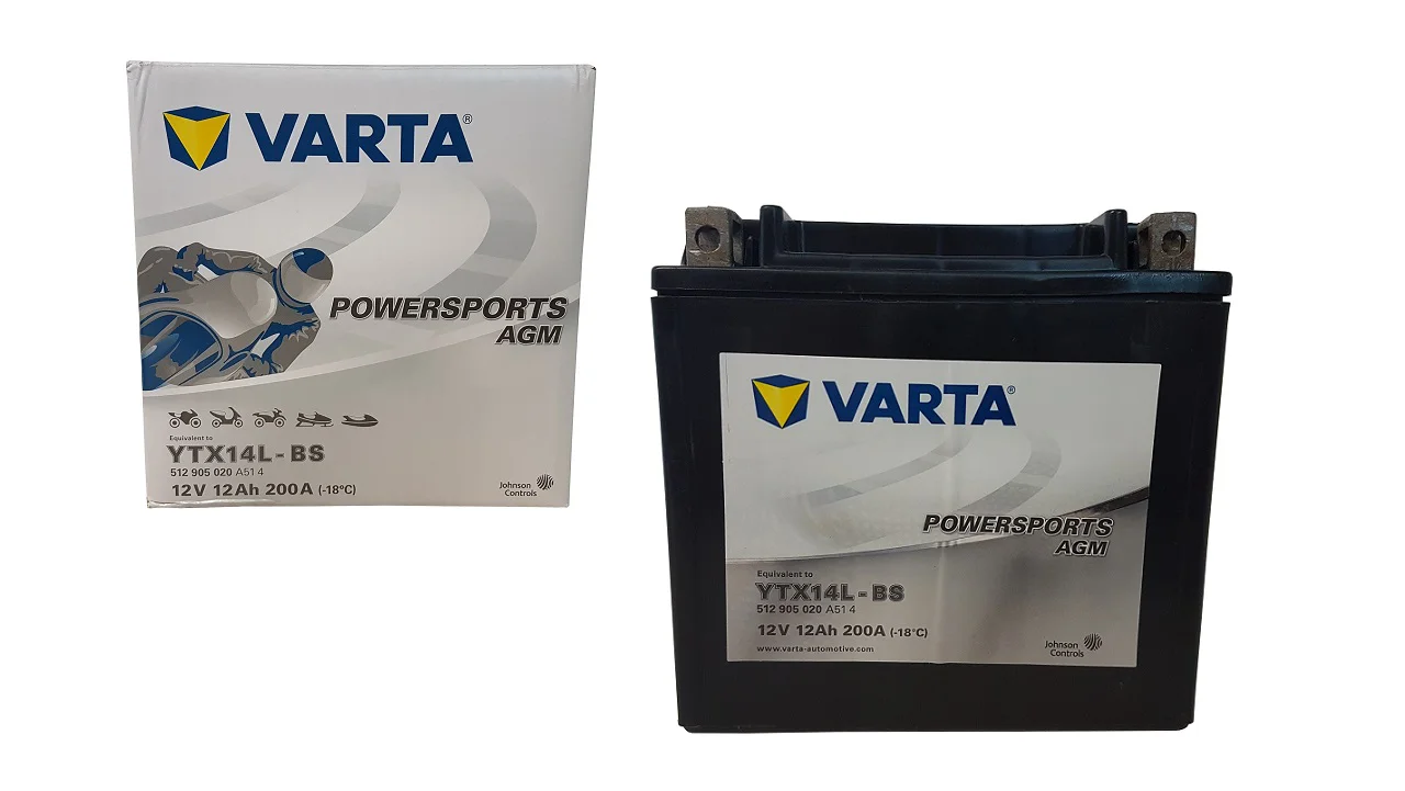 Akumulator VARTA Motocyklowy YTX14L-BS 12V 12Ah 200A