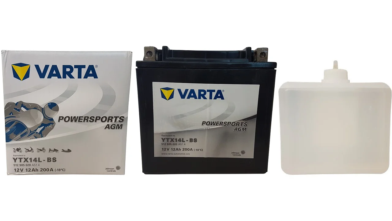 Akumulator VARTA Motocyklowy YTX14L-BS 12V 12Ah 200A