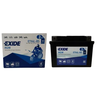 Akumulator EXIDE ETX4L-BS/YTX4L-BS 12V 3Ah 50A