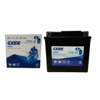 Akumulator EXIDE ETX5L-BS/YTX5L-BS 12V 4Ah 70A