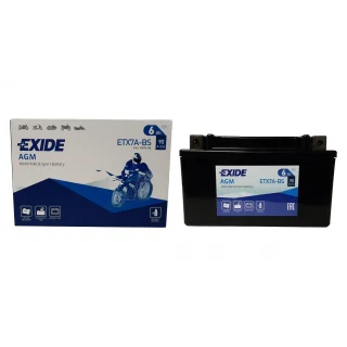 Akumulator EXIDE ETX7A-BS/YTX7A-BS 12V 6Ah 90A