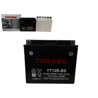 Akumulator Motocyklowy TUBORG AGM YT12B-BS 12V 10AH 210A