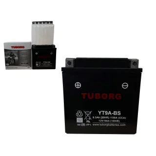 Akumulator Motocyklowy TUBORG AGM YT9A-BS 12V 9AH 150A