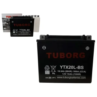 Akumulator Motocyklowy TUBORG AGM YTX20L-BS 12V 18AH 300A
