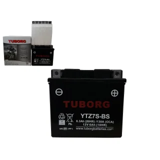 Akumulator Motocyklowy TUBORG AGM YTZ7S-BS 12V 6AH 130A