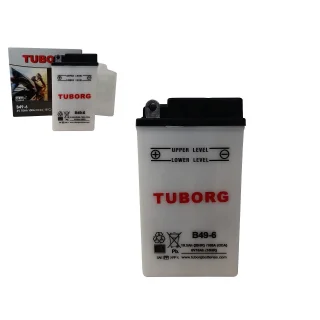 Akumulator Motocyklowy TUBORG B49-6 6V 10AH 100A