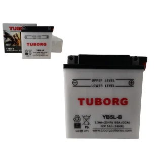 Akumulator Motocyklowy TUBORG YB5L-B 12V 5AH 65A