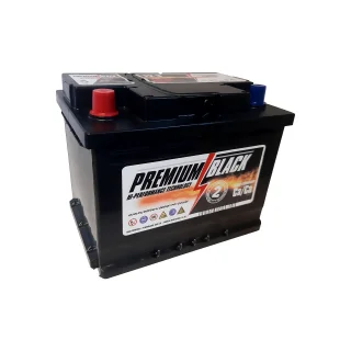 AKUMULATOR PREMIUM BLACK 12V  55AH 500A LEWY +
