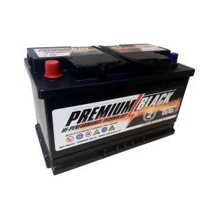 AKUMULATOR PREMIUM BLACK 12V  90Ah 800A LEWY +
