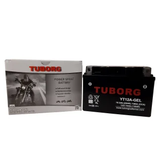 AKUMULATOR MOTOCYKLOWY TUBORG YT12A-GEL 12V 10Ah 180A