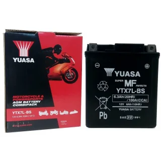 Akumulator YUASA Motocyklowy YTX7L-BS 12V 6Ah 100A