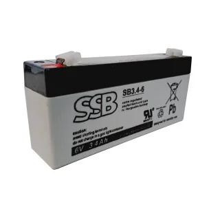 Akumulator żelowy 6V 3.4Ah