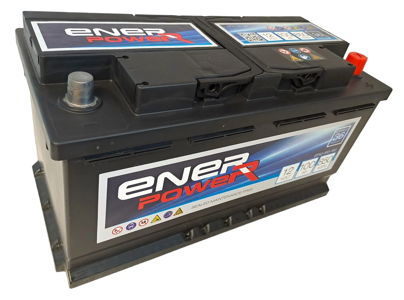 AKUMULATOR ENERPOWER 12V 100Ah 830A