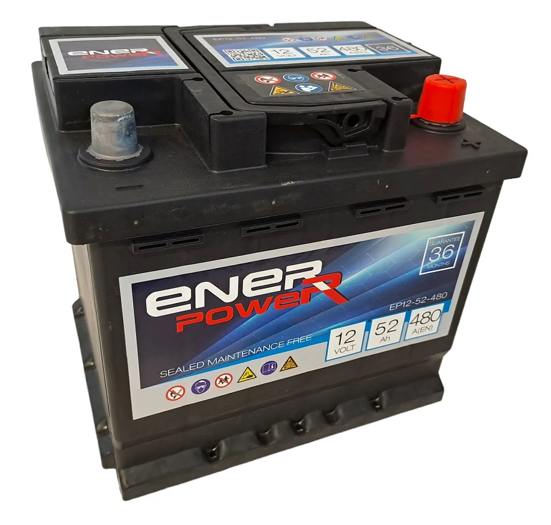 AKUMULATOR ENERPOWER 12V 52Ah 480A