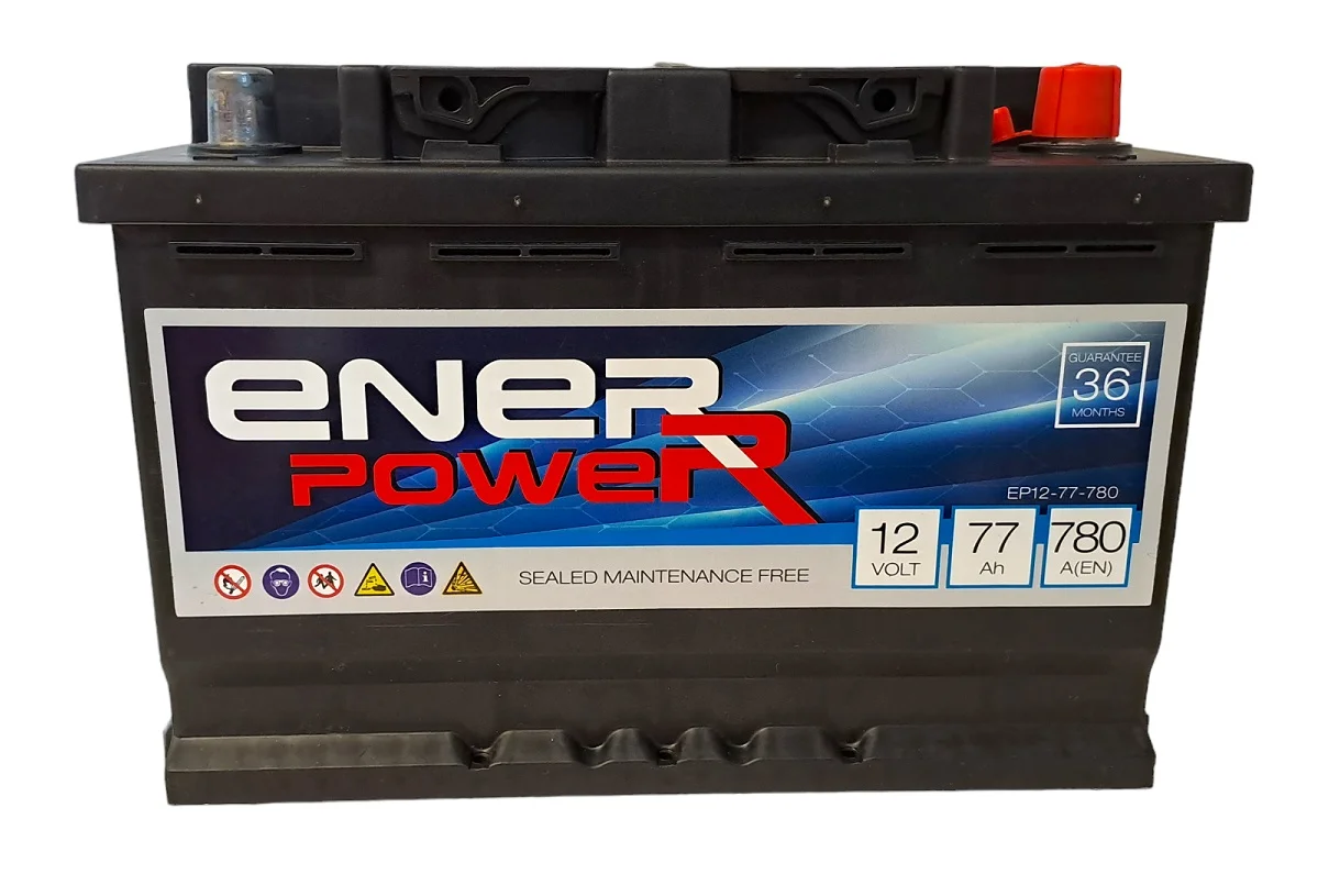 AKUMULATOR ENERPOWER 12V 77Ah 780A