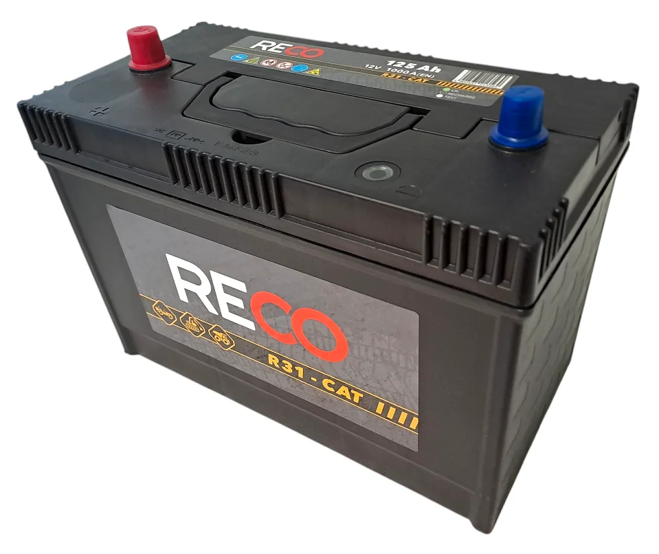 AKUMULATOR RECO R31-CAT 12V 125Ah 1000A CCA (EN) Caterpillar