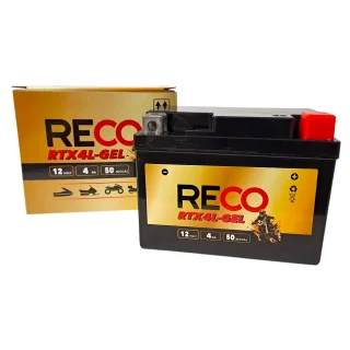 AKUMULATOR RECO RTX4L-GEL 12V 4Ah 50A