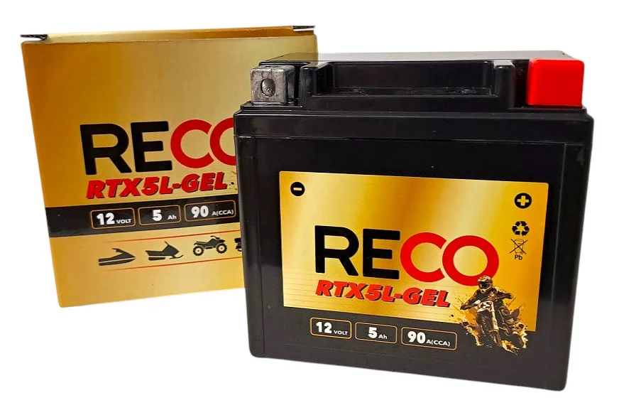 AKUMULATOR RECO RTX5L-GEL 12V 5Ah 90A