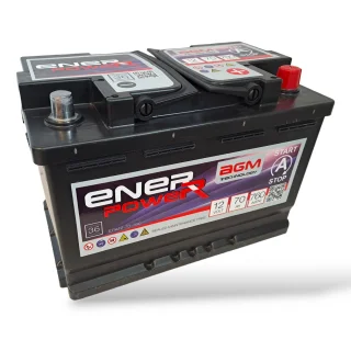ENERPOWER AGM START STOP 12V 70Ah 760A