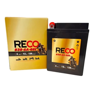 AKUMULATOR RECO B38-6A-GEL 6V 13Ah 120A