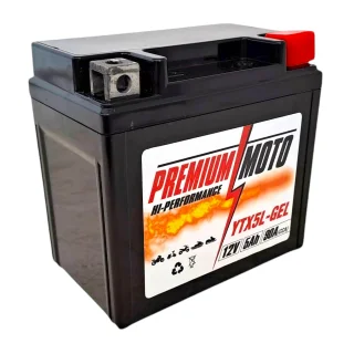 PREMIUM MOTO YTX5L-GEL 12V 5Ah 90A