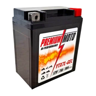 PREMIUM MOTO YTX7L-GEL 12V 7Ah 110A