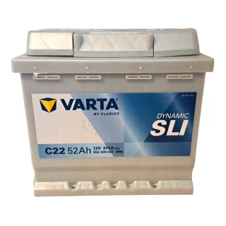 Akumulator samochodowy VARTA BLUE 52Ah 470A