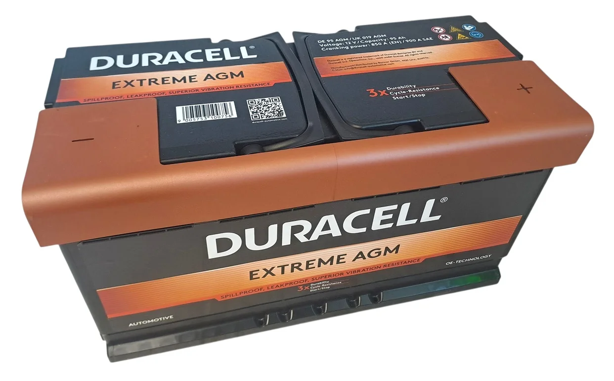AKUMULATOR DURACELL EXTREME AGM 12V 95Ah 850A
