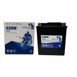 Akumulator EXIDE ETX7L-BS/YTX7L-BS 12V 6Ah 100A