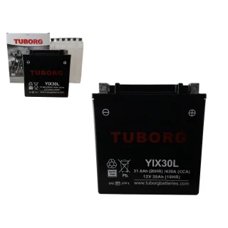 Akumulator Motocyklowy TUBORG AGM YIX30L 12V 30AH 430A