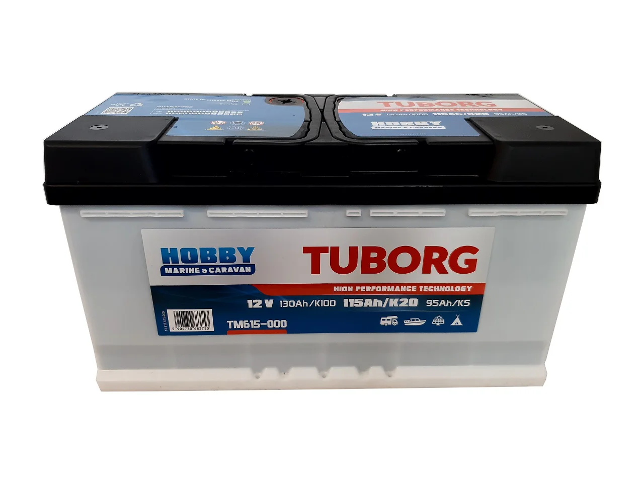 Akumulator Tuborg Hobby 115Ah TM615-000