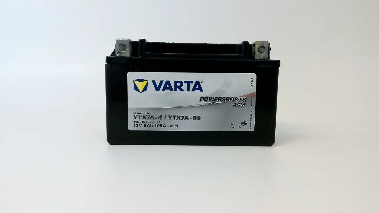 Akumulator VARTA Motocyklowy YTX7A-BS/TX7A-BS 12V 6Ah 105A