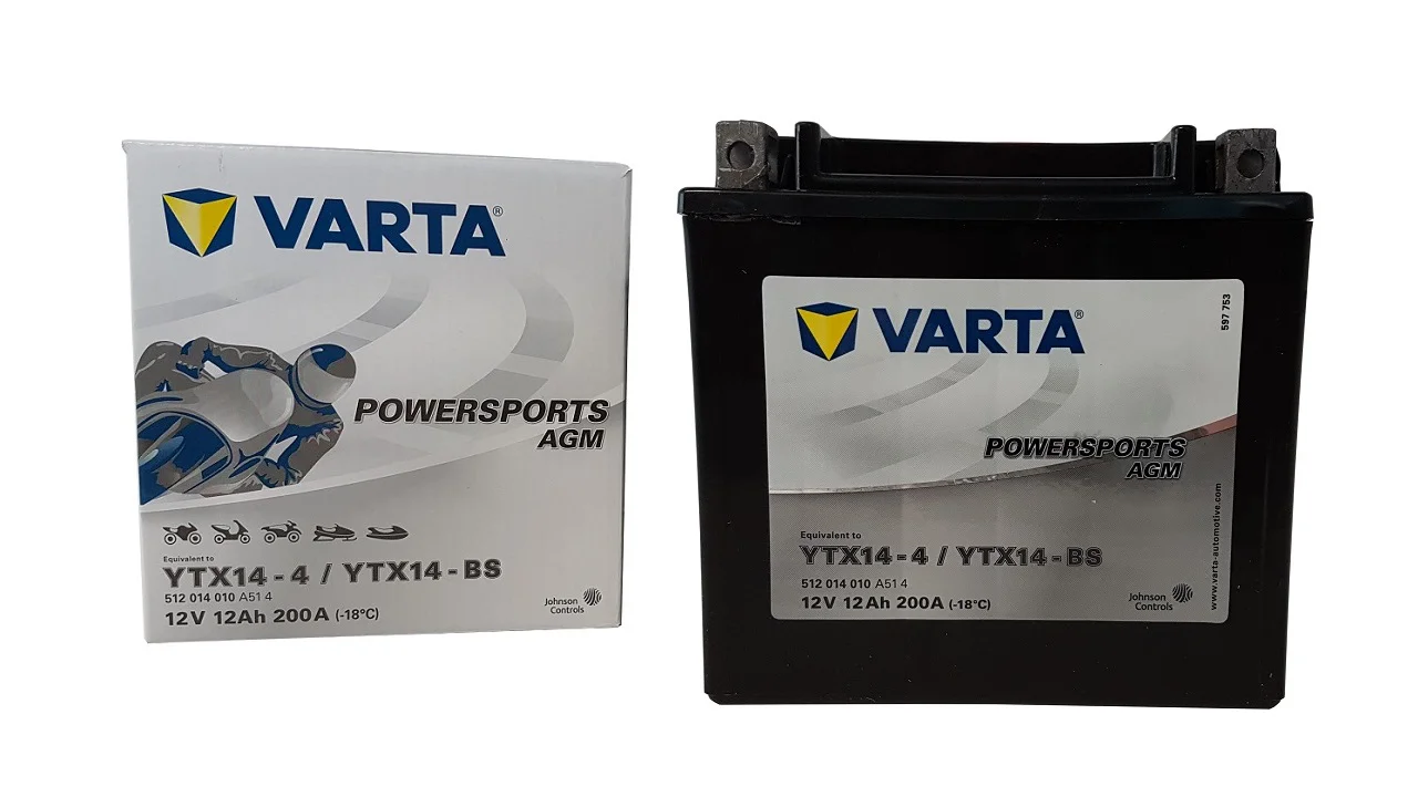 Akumulator VARTA Motocyklowy YTX14-BS 12V 12Ah 200A