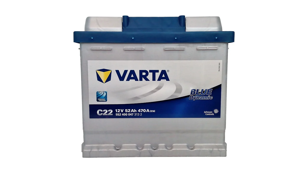 Akumulator samochodowy VARTA BLUE 52Ah 470A