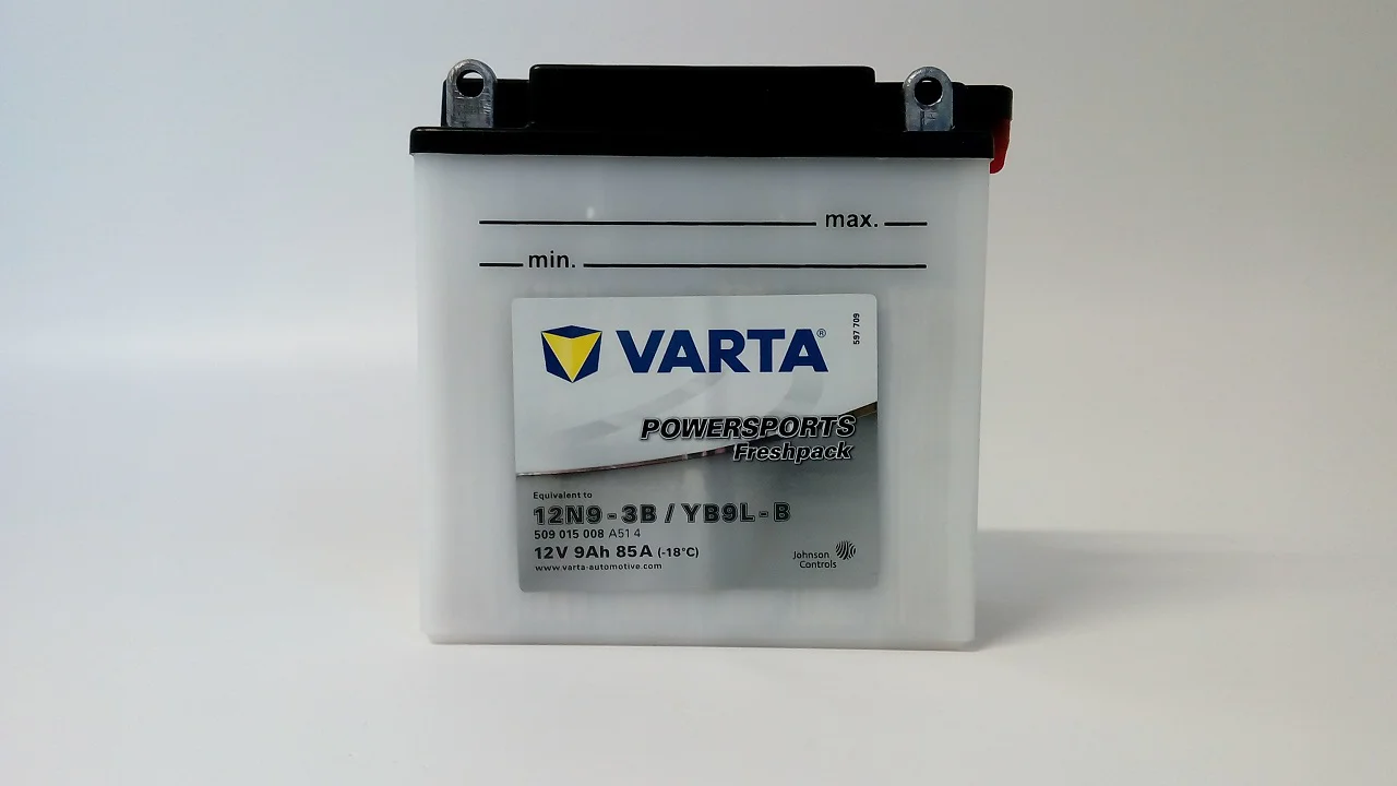 Akumulator VARTA Motocyklowy YB9L-B/12N9-3B 12V 9Ah 85A