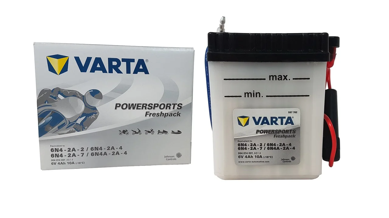 Akumulator VARTA Motocyklowy 6N4-2A-4 6V 4Ah 10A