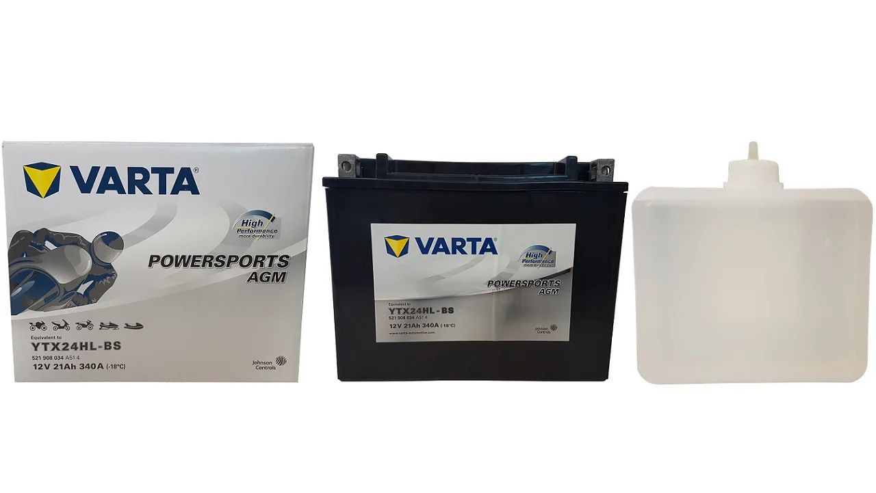 Akumulator VARTA Motocyklowy YTX24HL-BS 12V 21Ah 340A