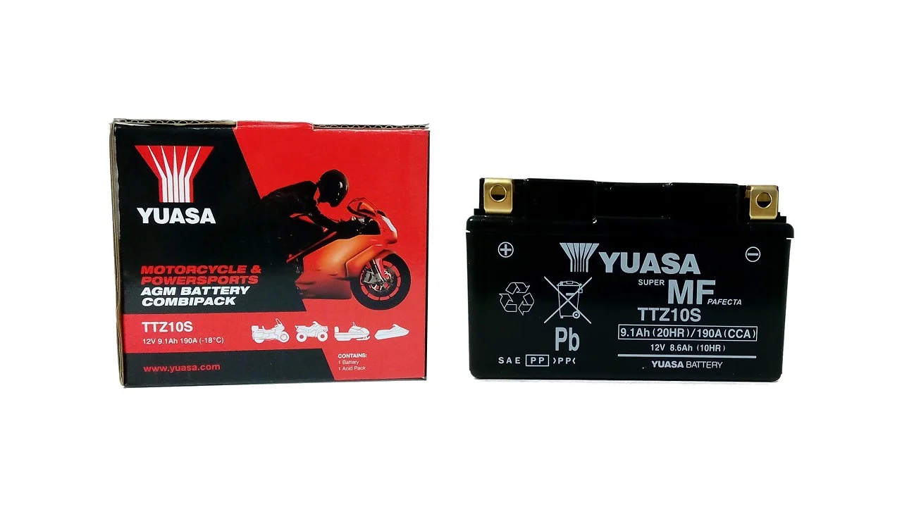 Akumulator YUASA Motocyklowy TTZ10S 12V 8.6Ah 190A