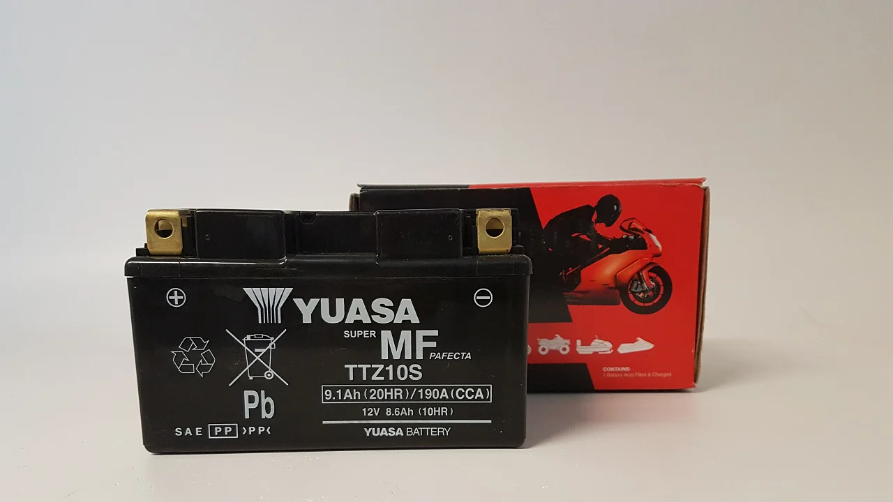 Akumulator YUASA Motocyklowy TTZ10S 12V 8.6Ah 190A