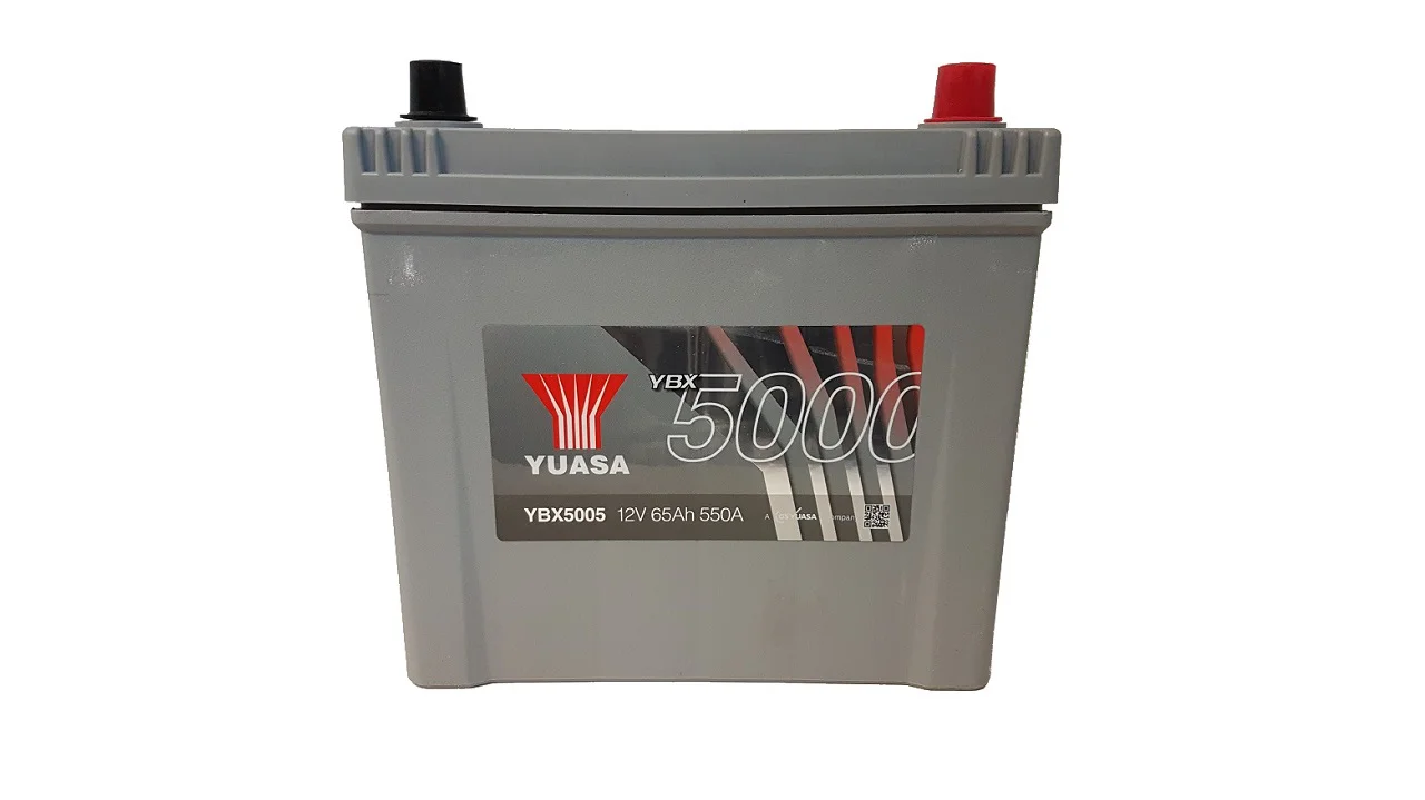 Akumulator samochodowy YUASA YBX 5005 65Ah 550A PRAWY+ (JAP)