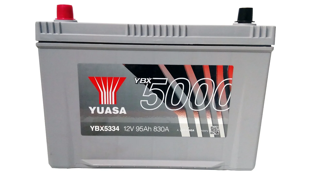 Akumulator samochodowy YUASA YBX 5334 95Ah 830A LEWY+ (JAP)