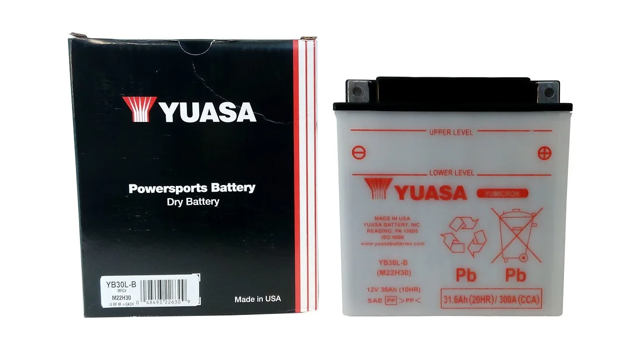 Akumulator YUASA Motocyklowy YB30L-B 12V 30Ah 300A
