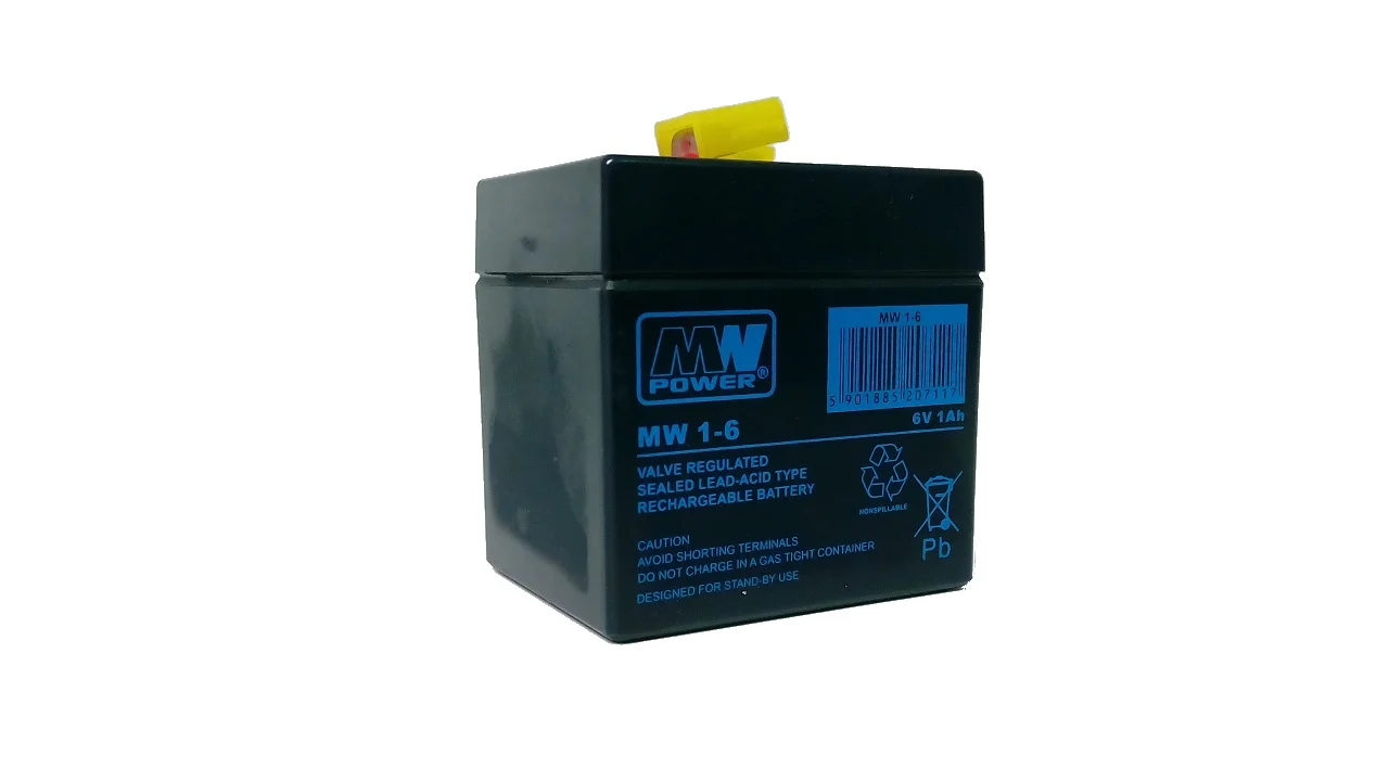 Akumulator żelowy 6V 1Ah